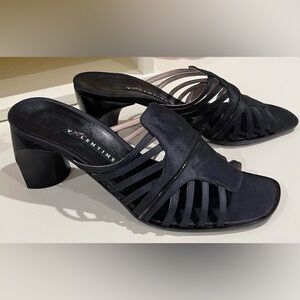 Black Women's Heeled Sandals